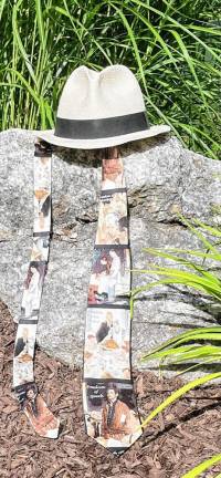 Sussex County History Today: My Rockwell tie <b>Norman Rockwell tie. (Photo by Bll Truran)</b>