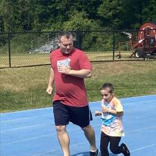 The Sparta Cross Country and Track Fun Run offered a one-mile race and a two-mile race for children in grades 3-12 and any adults who wished to accompany them. (Photo by Deirdre Mastandrea)