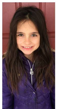 Fredon girl gives gift of her hair for the holidays Sadie Brand before her donation
