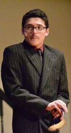 Addams Family at Sparta HS Blaze Dalio as Gomez Addams