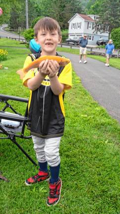 Photos: Annual Trout Derby in Sparta Jack O’Leary holds his catch.