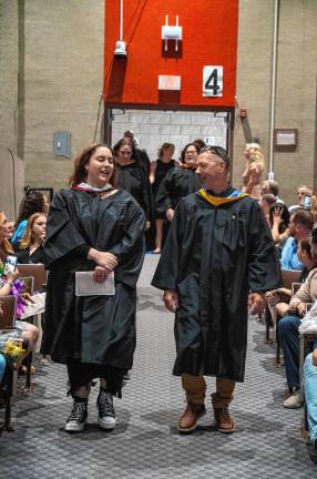 Photos: Sussex County Technical School graduation Faculty members walk into the ceremony.