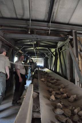 Troop 150 goes on the Sussex District Camporee At Sterling Hill Mine Troop 150 Scoutmaster Joe Fucito on the Above Mine Tour at the Sterling Hill Mine Facility.