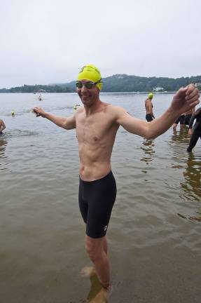 Triathlon draws athletes from 13 states Tom Tybur of Sparta