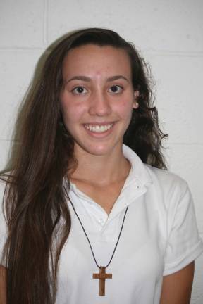 Pope John student named scholarship semifinalist Pope John XXIII Regional High School senior Caroline Morris is a National Merit Scholarship Program semifinalist this year. Photo by Anthony Spaulding/Director of Communications, Pope John XXIII Regional High School