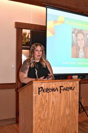 Chamber honors women WO3 Laurie Ferri of Laura Ferri Growth Co. receives the Mentorship Excellence Award.