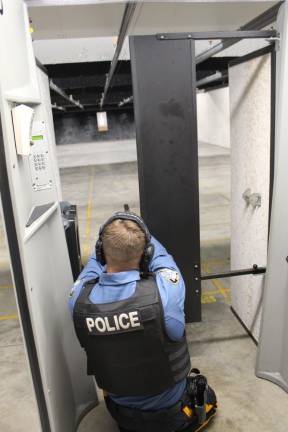 Firing range upgrade allows local police officers to train locally Firing range upgrade allows local police officers to train locally