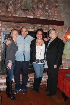 Rrom left, Terri Ramieri of Advanced Veterinary Care , Steve Scro of Mohawk House, Tina Marcella of Blush and Carol Novrit, director of Sussex County Food Pantry, who are collaborating on the Mar.17 tribute to Michael Ramieri. Photo by Rose Sgarlato