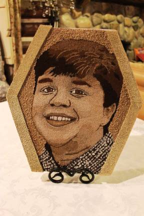 The floragraph of Isak Anderson that will appear in the Rose Parade Photos courtesy of the NJ Sharing Network