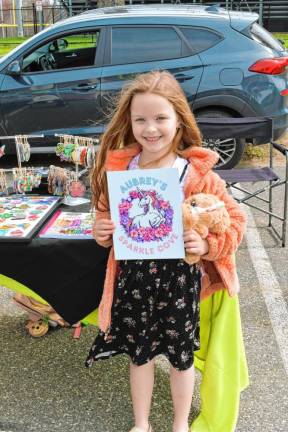 Aubrey Branagan of Vernon was the youngest vendor at the fair.