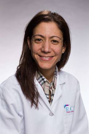 Combatting lung cancer year-round Dr. May Abdo-Matkiwski, Regional Cancer Care Associates, Sparta, NJ. Photo by Steve Hockstein/Harvardstudio.com