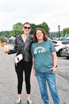 Sussex County Pride celebration grows Sharon Guise of Hopatcong and Chris Hannam of Sparta.