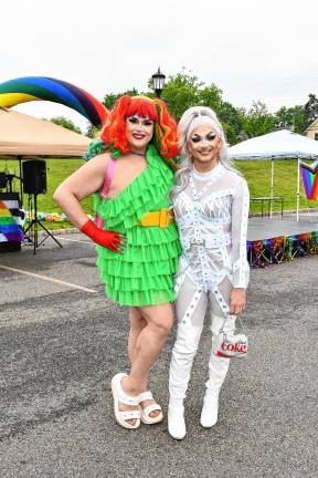 Sussex County Pride celebration grows Drag performers Cookie Doe and Maeve.