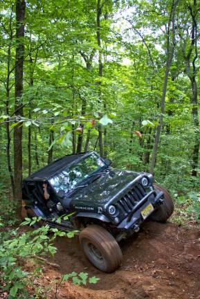 Wheelers for the Wounded trail ride Steep-angled trails made it challenging for even the seasoned jeeper