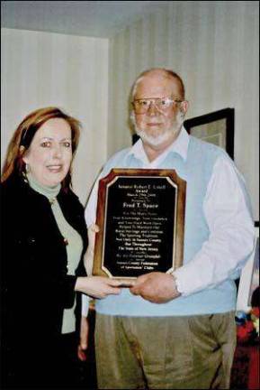Fred Space honored as sportsman extraordinaire Fred Space honored as sportsman extraordinaire