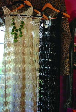 'Anything Goes' at this boutique hidden in Lafayette Village Summer dresses on display.