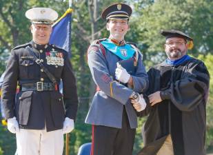 Ethan Brewer graduating from the Valley Forge Military Academy (Photo provided)