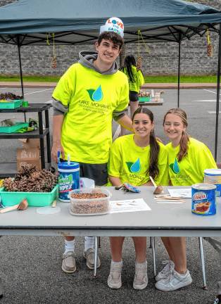 Photos: Earth Day Fair Sparta High School students Patrick Maraziti, Erin Puthaler and Maddie Worsley.
