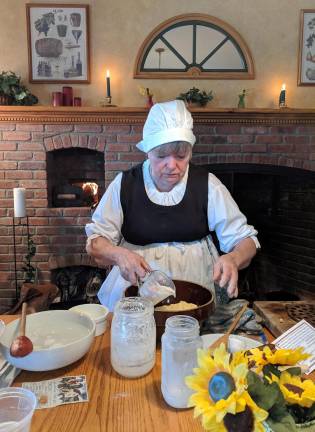 Open hearth cooking Homemade cornbread.