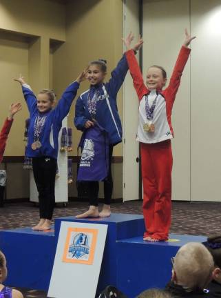 Garden Gators earns high marks at memorial meet Cameron Volpe of Sparta in 1st Place All Around