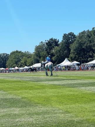 600 attend Polo Classic fundraiser More than 600 people line the field to tailgate and take in the action at Grayfields Polo Club in Allamuchy. (Photos by Aidan Mastandrea)