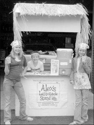 Sparta stand sells lemonade to save kids' lives Sparta stand sells lemonade to save kids' lives