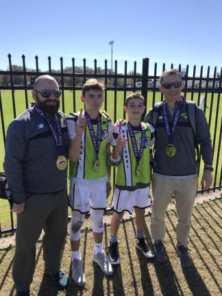 Sparta LAX players on True National Atlantic take home National Championship