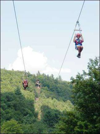 Troop 82 Scouts zip-line and white water adventure Troop 82 Scouts zip-line and white water adventure