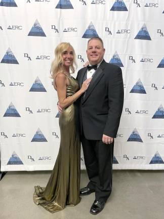 Joanne and Salvatore Dispenziere III pose at the gala.