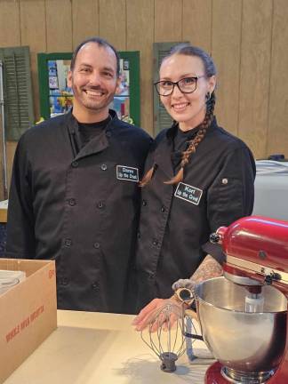 Daren Valente and Kori Brown opened Up the Creek Café in Wantage in December 2020. (Photos provided)