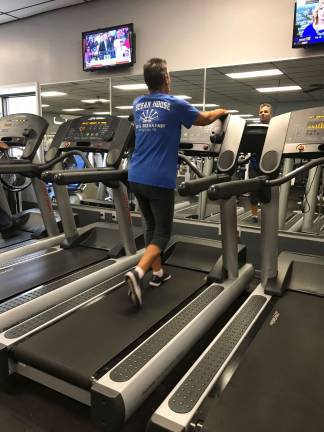 R&T: Keeping fit for 40 years Linda Zazalli, of Hampton, on the treadmill