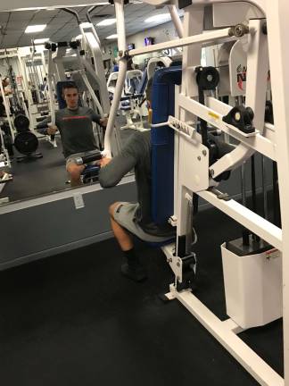 R&T: Keeping fit for 40 years Vinney Franko, of Newton, feeling the burn