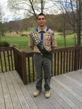 Sparta man earns Eagle Scout ranking Eagle Scout Dylan Panicucci
