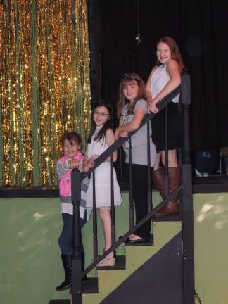 Cornerstone playhouse presents Y-NOT Some of the younger members of the Y-NOT cast. (From left) Katie Daly, Catalina Kollar, Kateynn Finst and Kacy Daly.