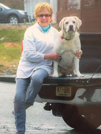 Farewell to Nala, the dog at The Hardware Store Owner of The Hardware Store, Roberta Kelly, with Nala.