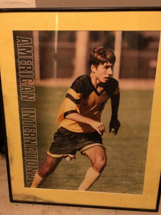 Soccer camp begins next week The soccer camp's head coach Don DeStefano while playing in college. Photo provided