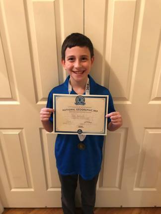 Sparta 6th-grader will compete in statewide geography bee Sixth-grade geography whiz Ian Bellush