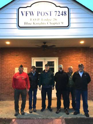 Sparta honors its Vietnam vets From left: VFW Commander Pete Litchfield, Vietnam Veterans Doug Nobile, Gary Emmich, Rudy Bethmann, Lucas Nooter and Stan Tryba Photos by Amy Shewchuk