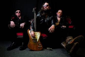 Dustin Douglas &amp; The Electric Gentlemen, a bluesy rock trio from the Scranton, Pa., area, will kick off the summer concert series June 30. (Photos provided)