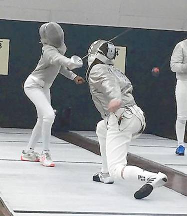 Fencing makes its Sussex County debut at Pope John (Photo courtesy of Mark Trudnos)