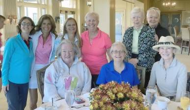 From left, standing: Kristen Sullivan, Lori Healy, Suzanne Sullivan, Melva Cummings, Jan Keefer, Carol Kozy; seated: Barbara Rice, Betsy Murphy, Esther Kashkin (Photo provided)