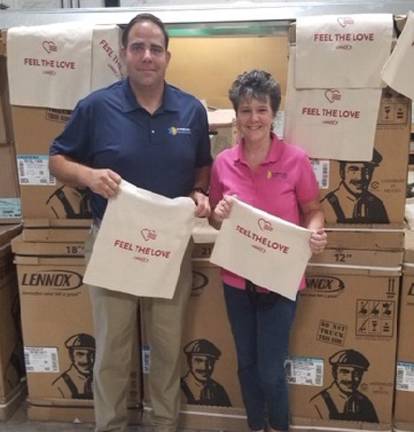 Lennox and R. Poust Inc. help residents 'Feel the Love' Brother and sister Deborah Poust Johnson and Ryan Poust, both owners of R. Poust, Inc. are excited to be participating in Feel the Love.