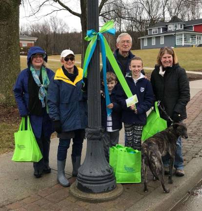 National Donate Life Month honored locally The Sparta Ribbon Hanging Project in Sparta