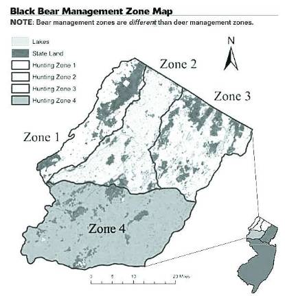 Bear season opens in New Jersey (Image courtesy the NJ DEP)