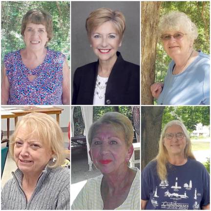 Vernon Woman’s Club installs new officers New officers include President Maria Dorsey (left); co-first vice presidents Anne Whitty (top), and Cathy Weeks (Photo provided)