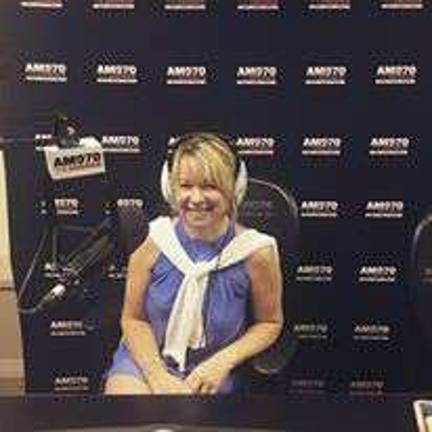 Local theater company franchises Lupo tapes a radio show on AM 970 called “Women in the Loop with Erika Lupo.”