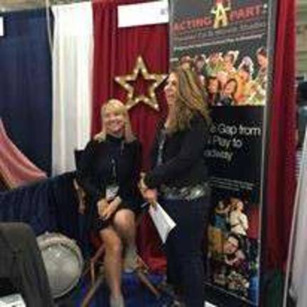 Local theater company franchises Acting-A-Part owner Erika Lupo at International Franchise Expo in June.