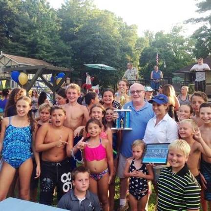 Lake Mohawk Country Club moves to buy Lake Mohawk Pool Agreement reached, deal depends on LMCC members' vote Lake Mohawk Pool owner Greg Leo surrounded by swim team members after a tournament win in 2016 Photo by Rose Sgarlato