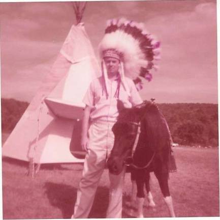 Tomahawk Lake celebrates 65th anniversary Chester Wallace, an attorney who bought the waterpark in 1957, in garb to match the park's theme