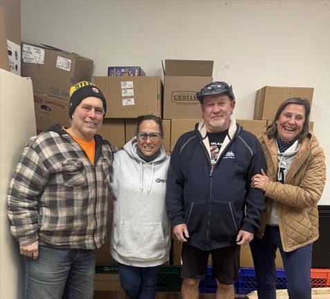 Community food pantry turns 40 FP2 From left, Ralph and Valerie Macchio with helpers at the Sparta Community Food Pantry. (Photo provided)